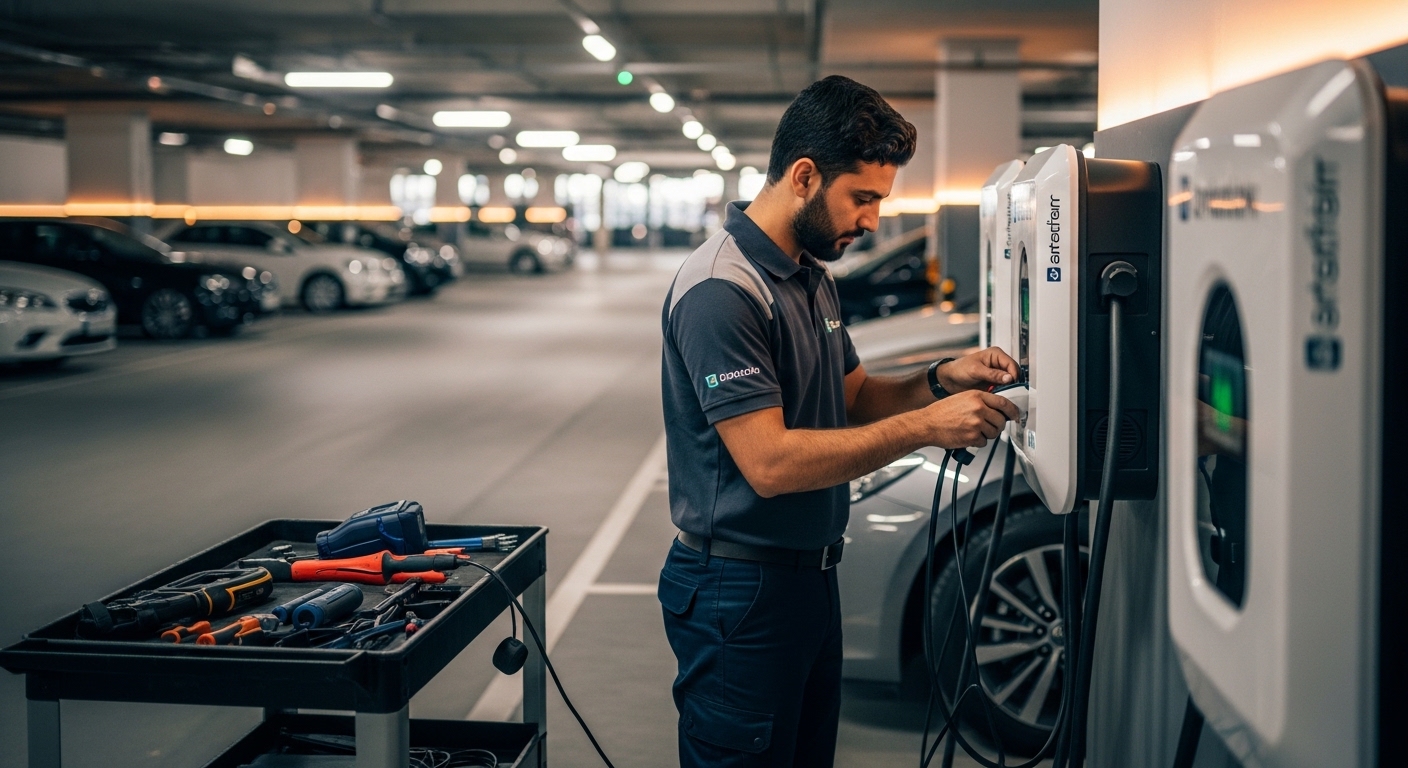 Commercial EV Charger Installation